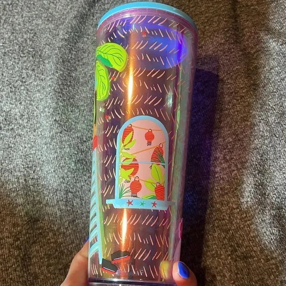 Starbucks monyee Chau plastic Tumblr 24 ounce